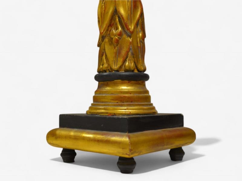 Maison Jansen, Hollywood Regency, Giltwood, Table Lamps, France, 1950s - 7