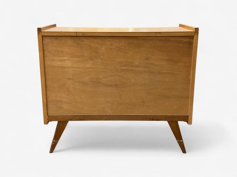 French Modern, Oak, Rattan, Chest of Drawers, France, 1960s - 10