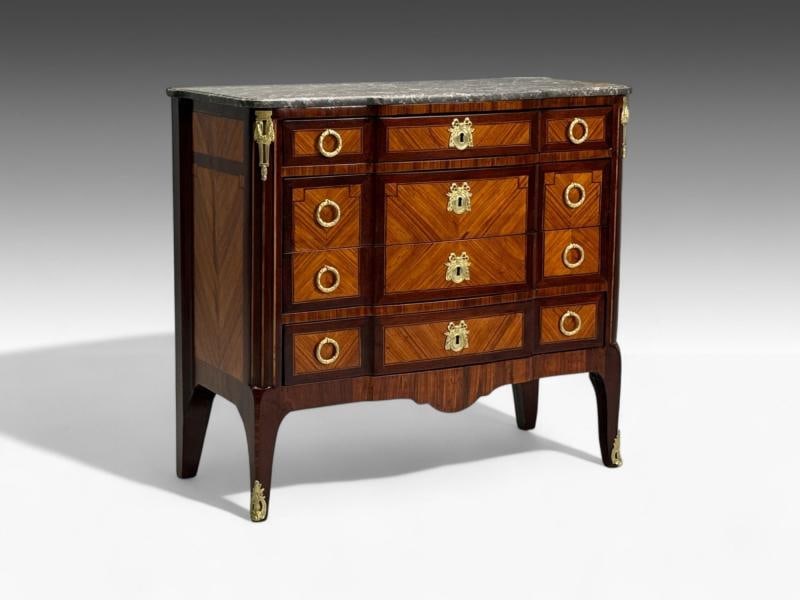 Louis XVI Style, Mahogany, Marble, Bronze, Commode, France, 19th C. - 12