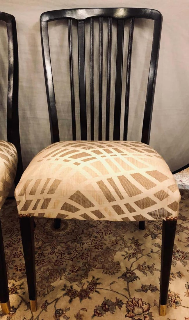 Georg Kofoed Style Mid-Century Modern Ebony Dining or Side Chairs Set of 24 - 5