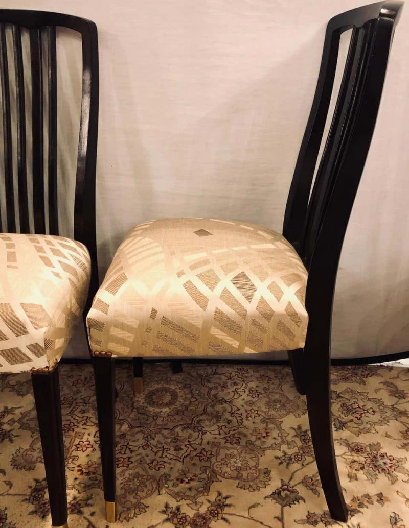 Georg Kofoed Style Mid-Century Modern Ebony Dining or Side Chairs Set of 24 - 6