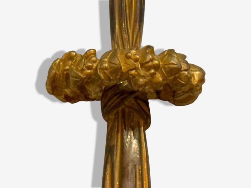 Louis XVI Style, Doré Bronze, Monumental Wall Sconces, France, 19th C. - 7