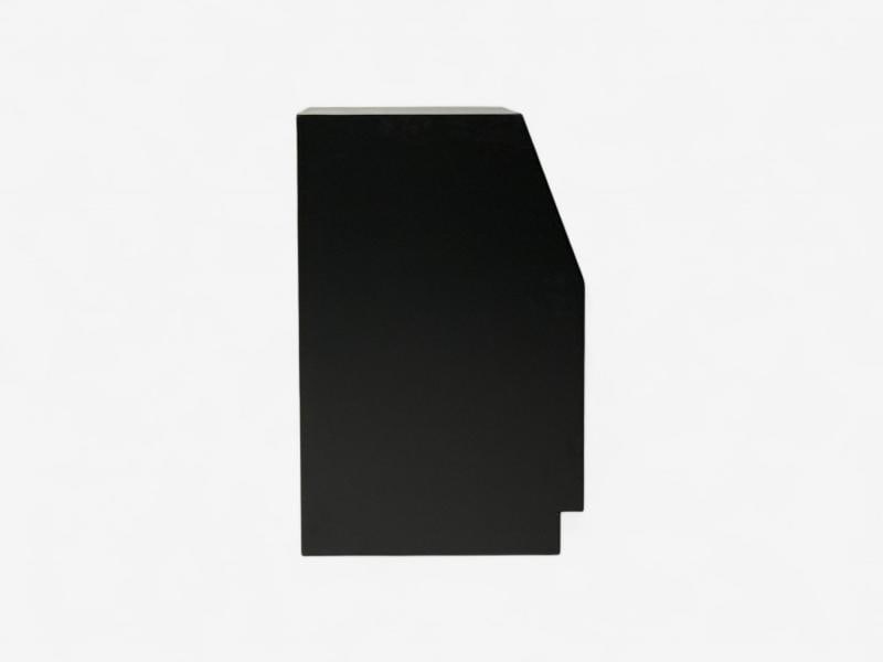 Henredon, Mid-Century Modern, Black Lacquer, Brass, Campaign Nightstands, 1960s - 8