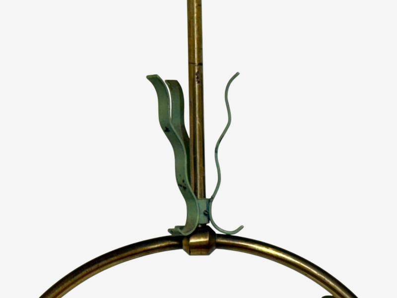 Nybro Armaturfabrik, Swedish Modern, Brass, Metal, Pendant Light, Sweden, 1950s - 6