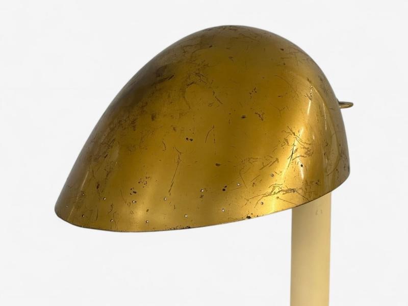 Harald Notini, Swedish Modern, Patinated Brass, Wood, Rare Table Lamp, 1930s - 5