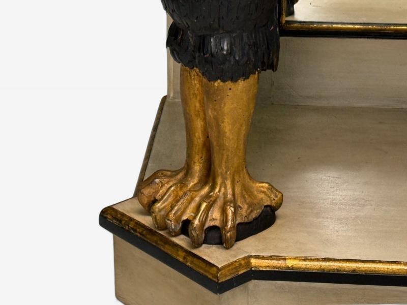 Maison Jansen attr., Hollywood Regency, Giltwood, Mirrored Console Table, 1940s - 7