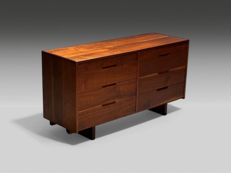 George Nakashima, Mid-Century Modern, Sap Walnut, Rare Dresser, USA, 1958 - 2