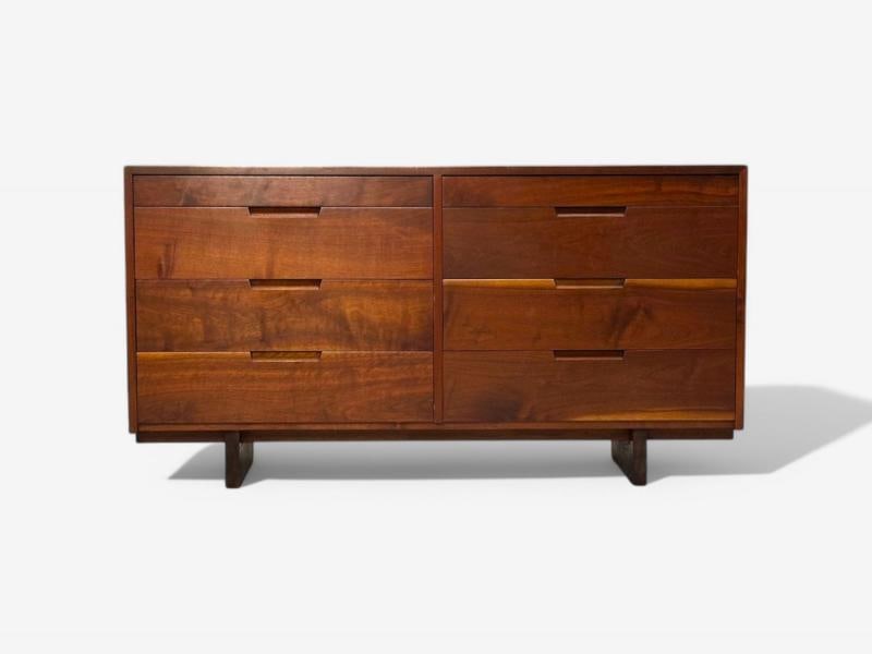 George Nakashima, Mid-Century Modern, Sap Walnut, Rare Dresser, USA, 1958 - 3