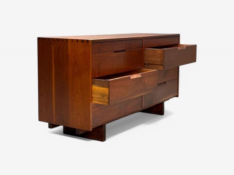 George Nakashima, Mid-Century Modern, Sap Walnut, Rare Dresser, USA, 1958 - 5
