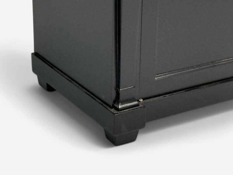 Hollywood Regency, Empire Style, Satin Black Wood, Bronze, Credenza, 1940s - 9