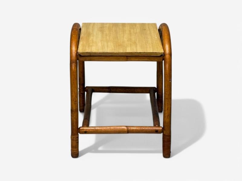 American Mid-Century Modern, Bamboo, Rattan, Cane, End Tables, USA, 1950s - 7