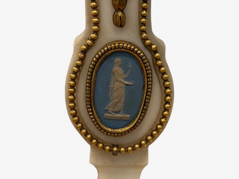 Hubert Sarton Style, Louis XVI, Porcelain, Bronze, Marble, Mantle Clock, 19th C. - 8