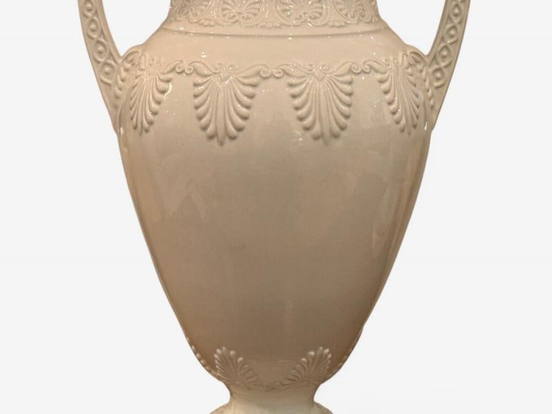 Frederick Cooper, Lenox, Neoclassical Style, White Porcelain, Table Lamps, 1980s - 6