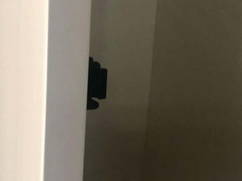 Mid-Century Modernist Long Black and White Lacquered Credenza Sideboard Cabinet - 6