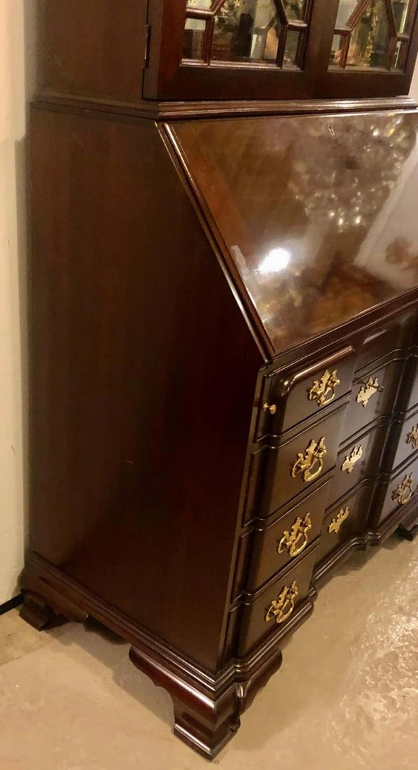 Pennsylvania House Secretary Desk / Bookcase in the Chippendale Style - 11