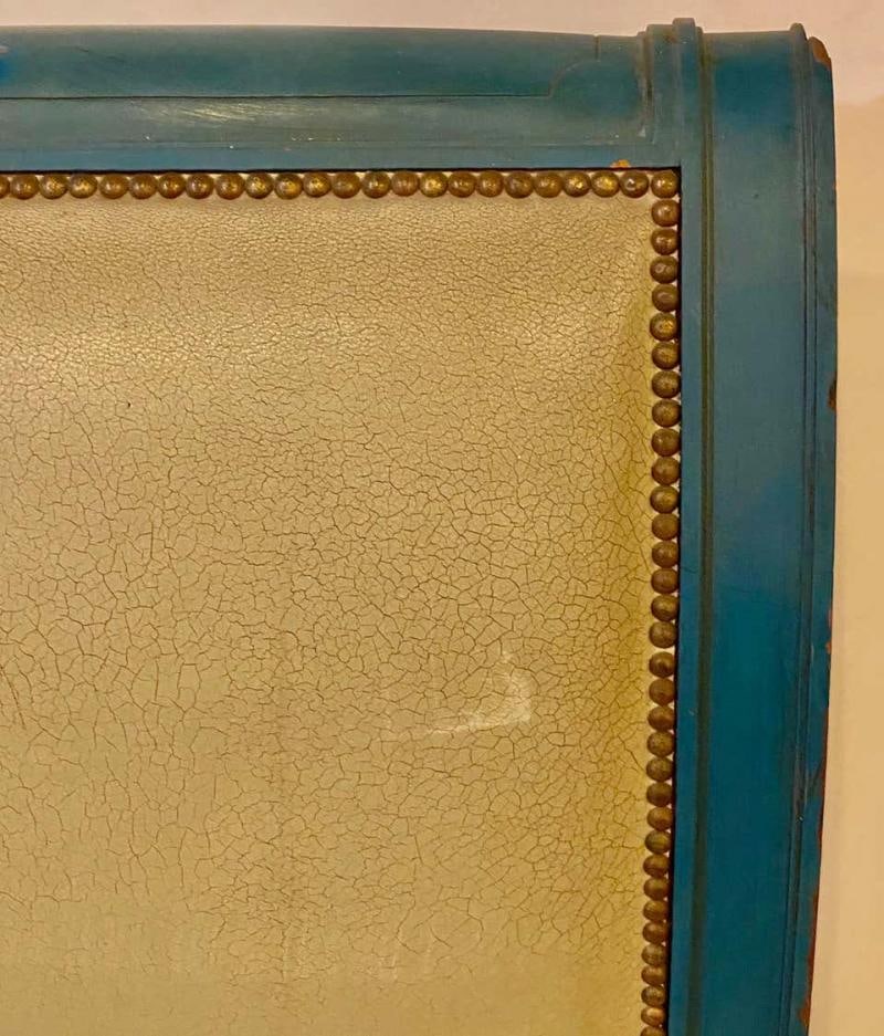 Pair of Paint and Parcel Gilt Twin Bed Frames by Maison Jansen - 5