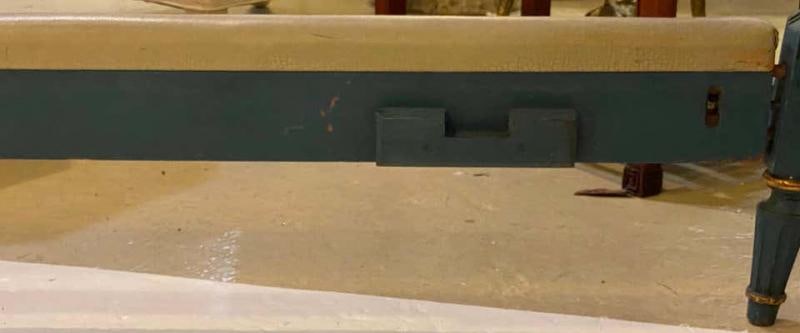 Pair of Paint and Parcel Gilt Twin Bed Frames by Maison Jansen - 6