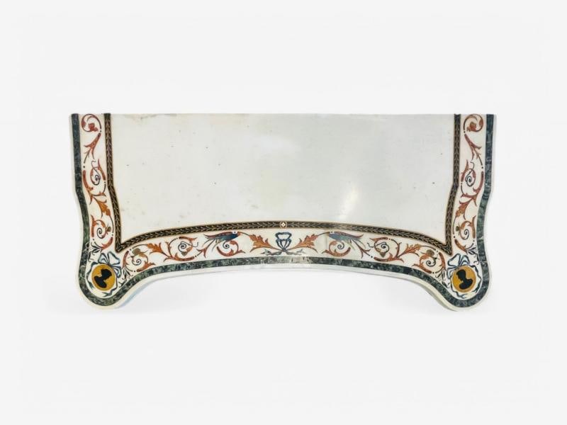 Pietto Bossi attr, Scagliola Marble, Giltwood, Mirrored Consoles, Italy, 18th c - 9