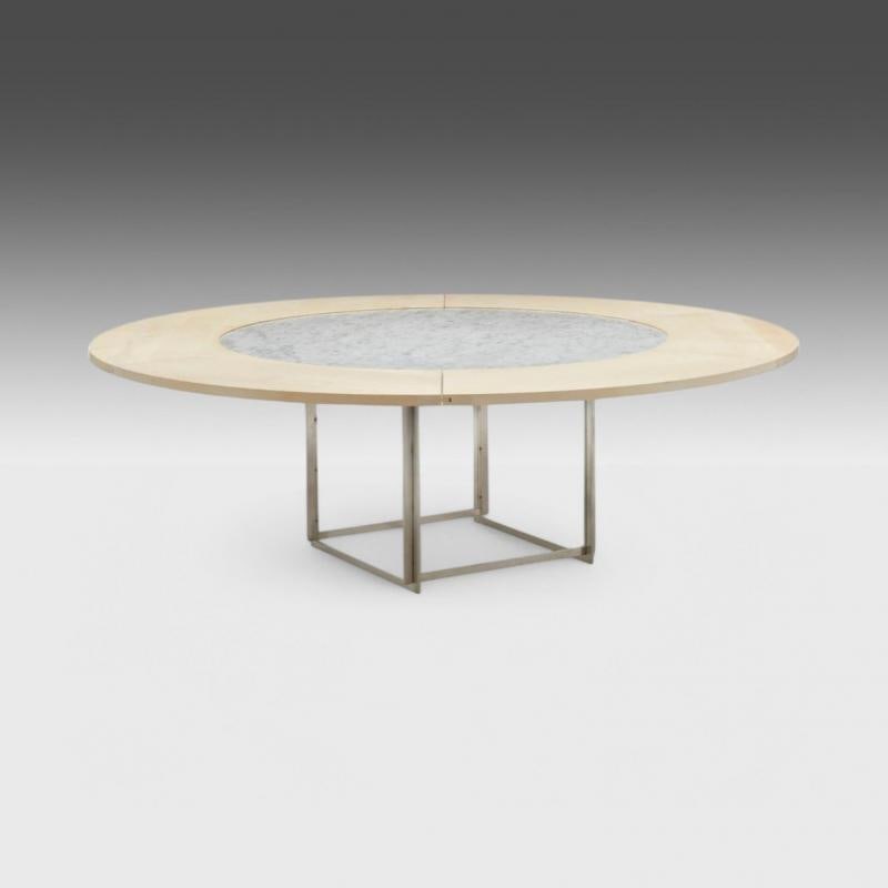 Poul Kjaerholm, Fritz Hansen, Marble, Maple, Steel, PK-54 Dining Table, 2011 - 2