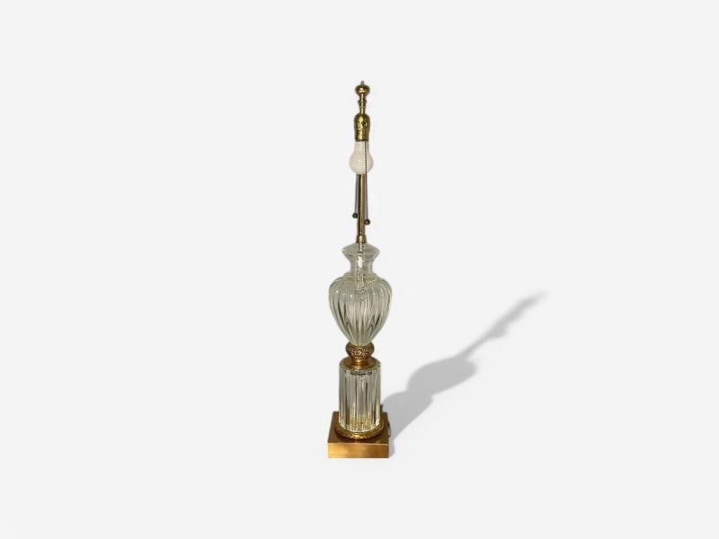 Marbro Lamp Co., Hollywood Regency, Glass, Brass, Urn Form Table Lamps, 2000s - 5
