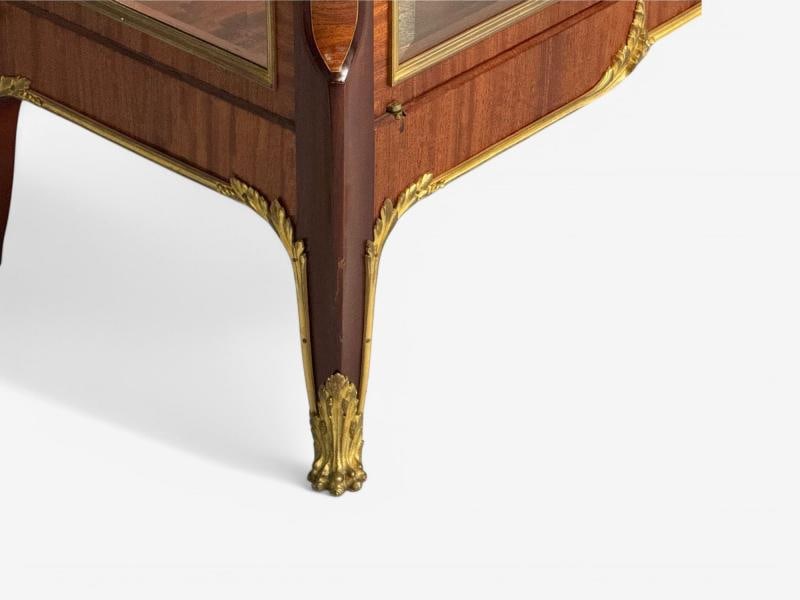 Haentges Frères, Louis XVI, Marquetry, Bronze, Vitrine Cabinets, Paris, 19th C. - 6