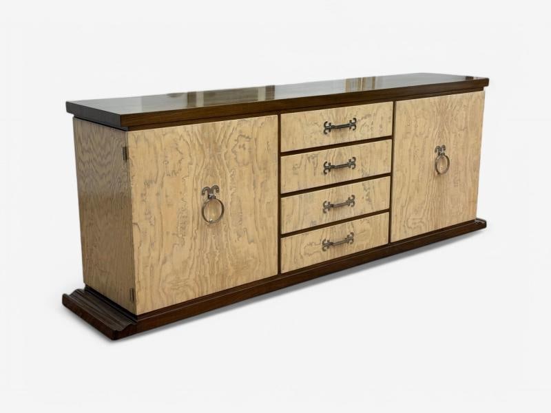 Tommi Parzinger, Mid-Century Modern, Walnut, Burl, Rare Sideboard, USA, 1960s - 2