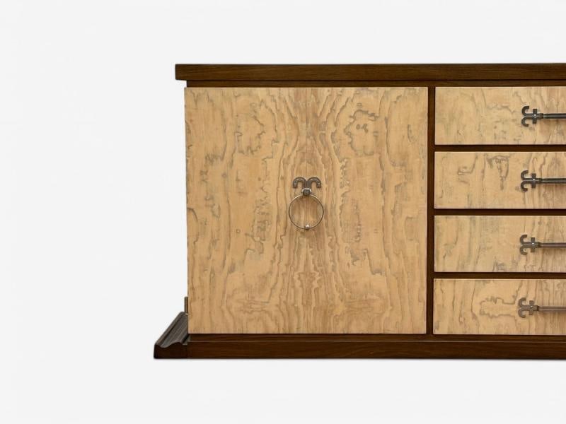 Tommi Parzinger, Mid-Century Modern, Walnut, Burl, Rare Sideboard, USA, 1960s - 5