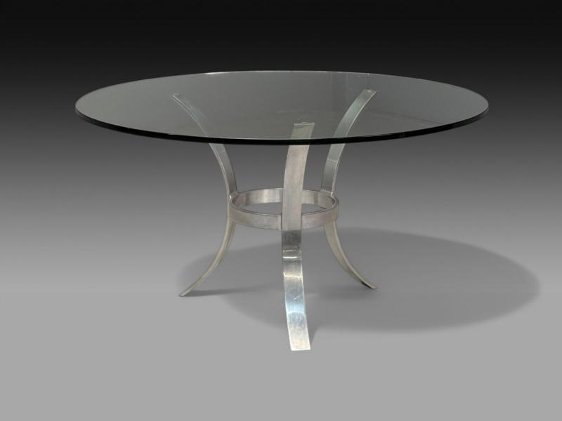 John Vesey attr, Mid-Century Modern, Cast Aluminum, Center Table, USA, 1970s - 2