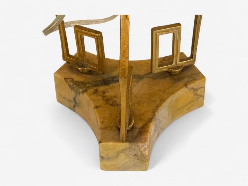 Russian Neoclassical, Table Lamps, Dore Bronze, Crystal, France, 19th C. - 5