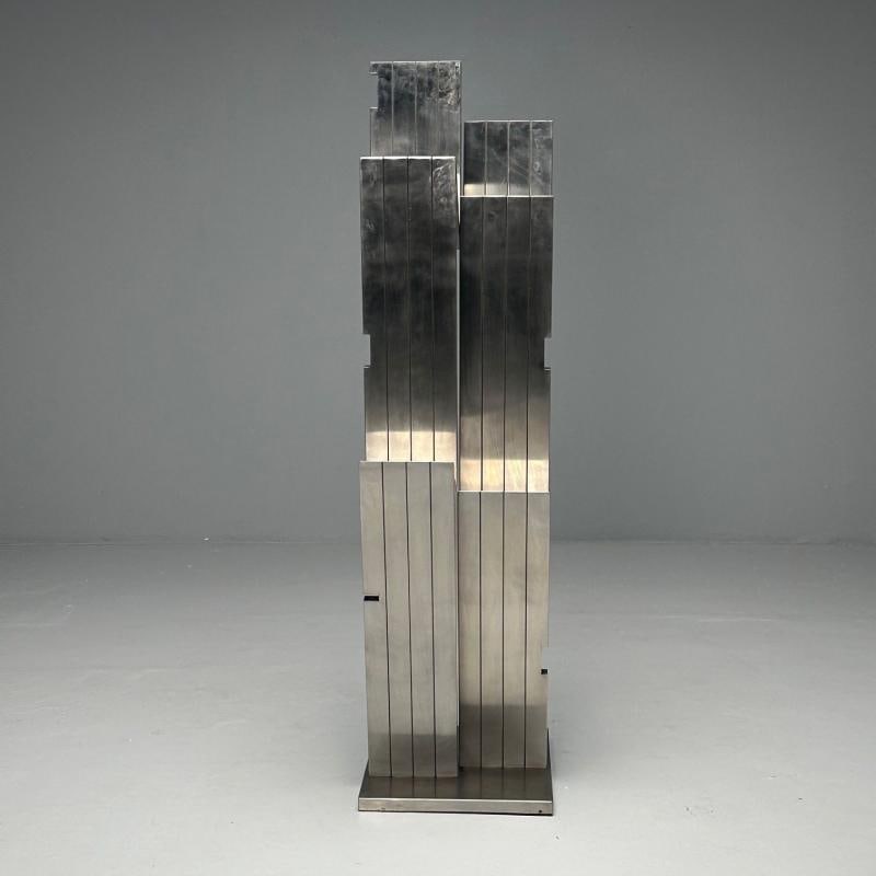 Salvatore Messina, Italian Mid-Century Modern, Abstract Sculpture, Steel, 1970s - 7
