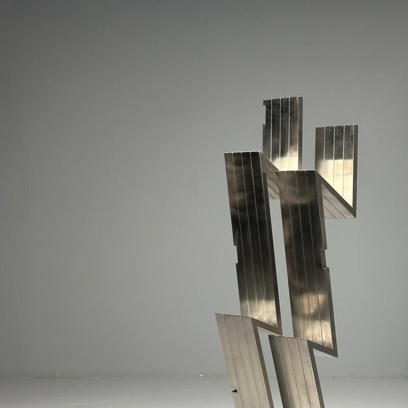 Salvatore Messina, Italian Mid-Century Modern, Abstract Sculpture, Steel, 1970s - 9
