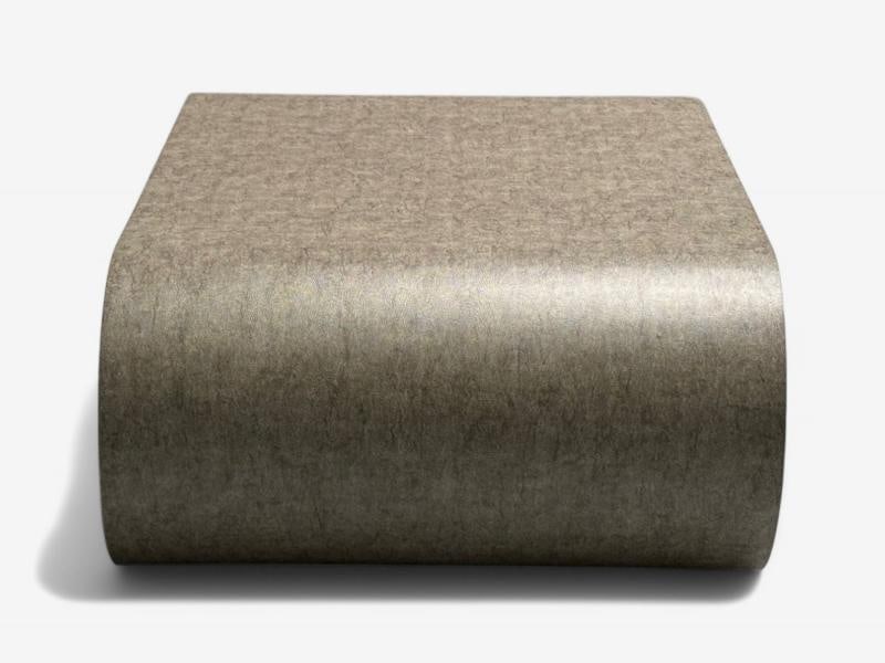 Karl Springer Style, Mid-Century Modern, Grey Faux Shagreen, Coffee Table, 1980s - 6