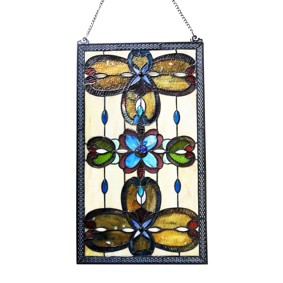 26" Stained Glass Window Hanging Panel Suncatcher - 2