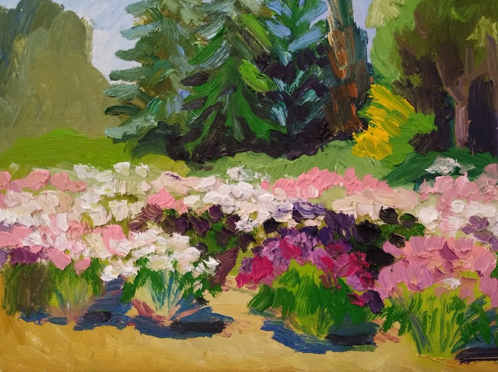 Oil painting Peonies Nina L - 4