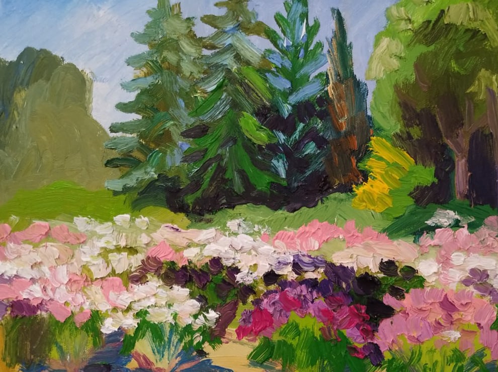 Oil painting Peonies Nina L - 7