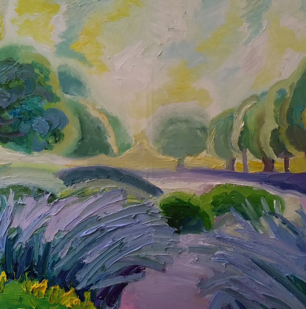 Oil painting Botanical garden Nina L - 6