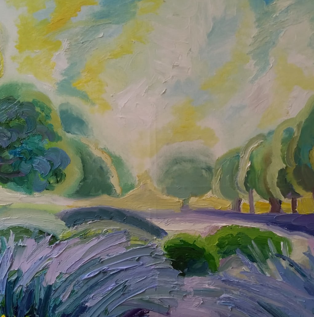 Oil painting Botanical garden Nina L - 7