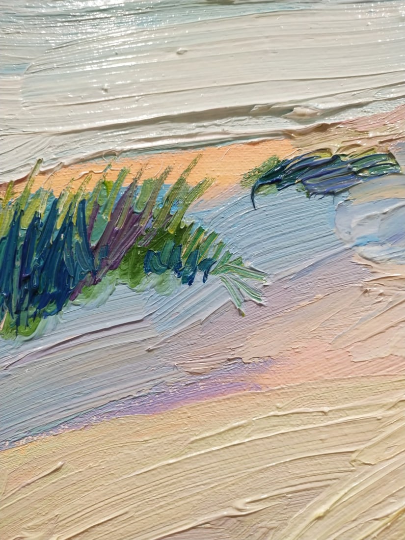 Oil painting Black Sea island Nina L - 3