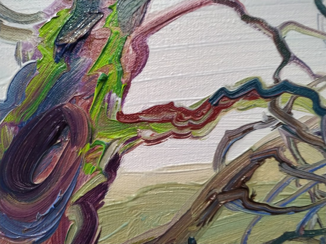 Oil painting Under the trees Nina L - 3