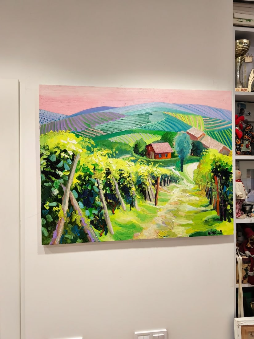 Oil painting Vineyards Nina L - 7