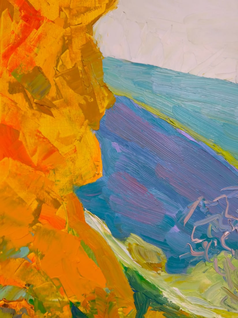 Oil painting Cave on Mount Carmel Nina L - 4