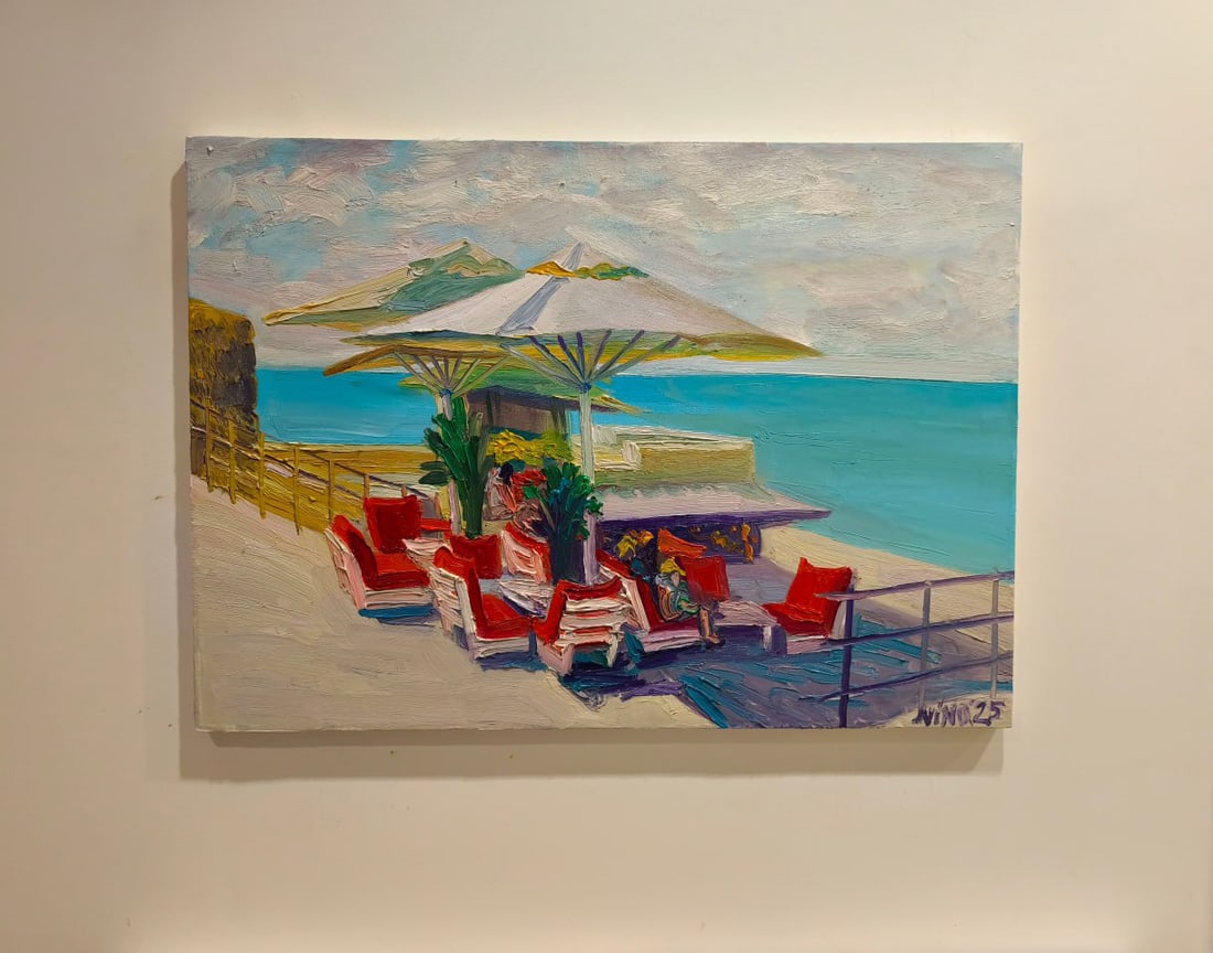 Oil painting City of Acre Nina L - 7