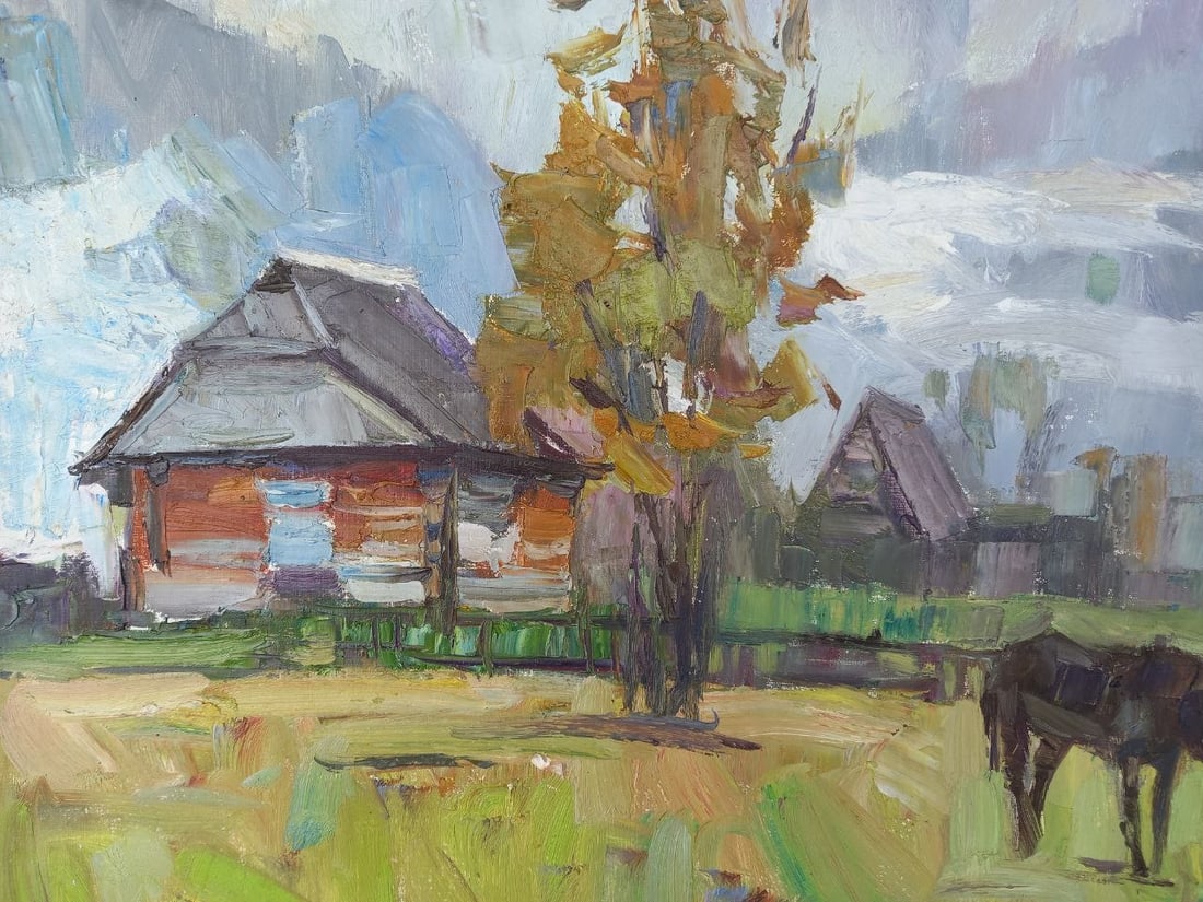Oil painting Foggy morning Alex Ditriev - 7