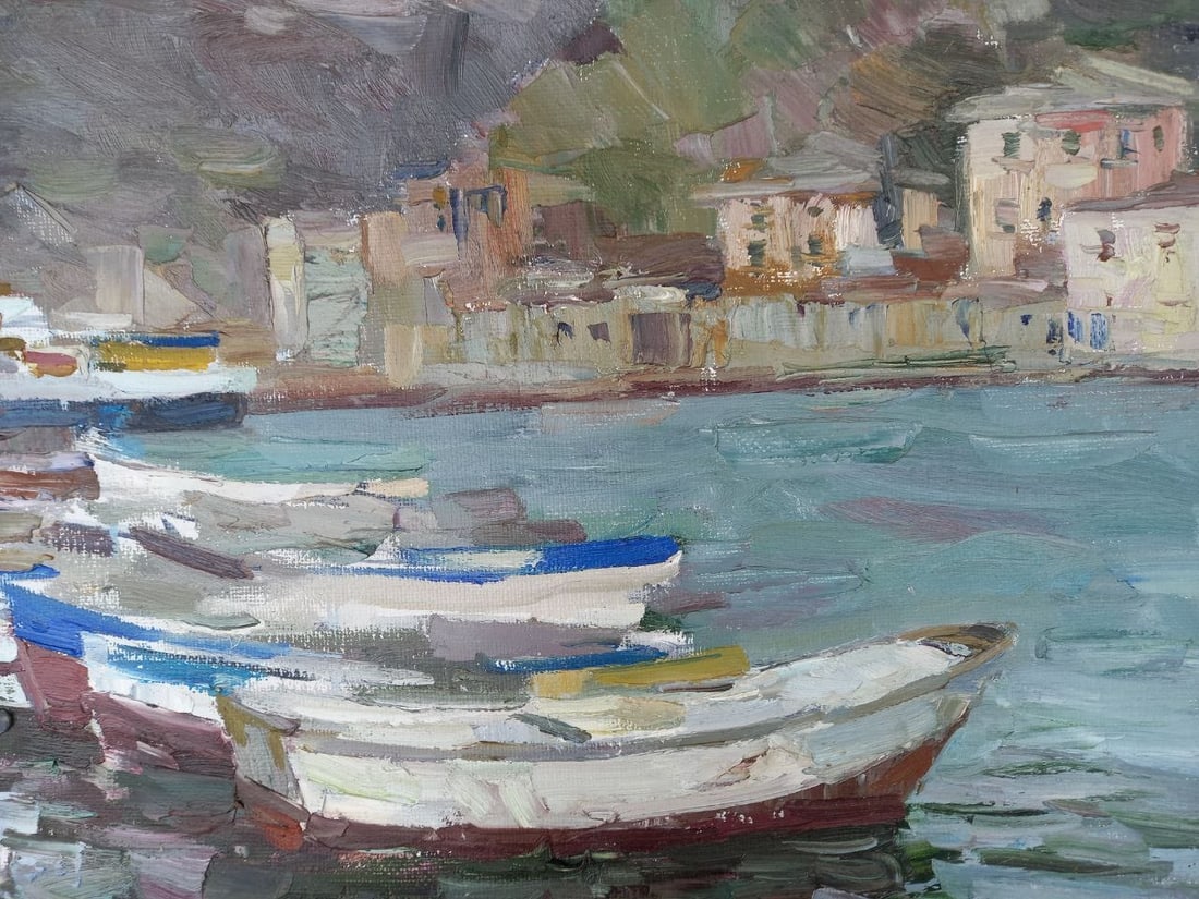 Oil painting Boats Alex Ditriev - 7