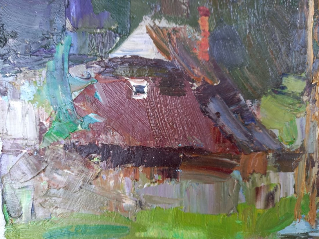 Oil painting Synevyr motif Alex Ditriev - 2