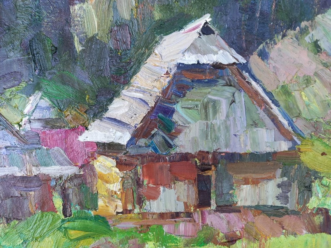 Oil painting Synevyr motif Alex Ditriev - 5