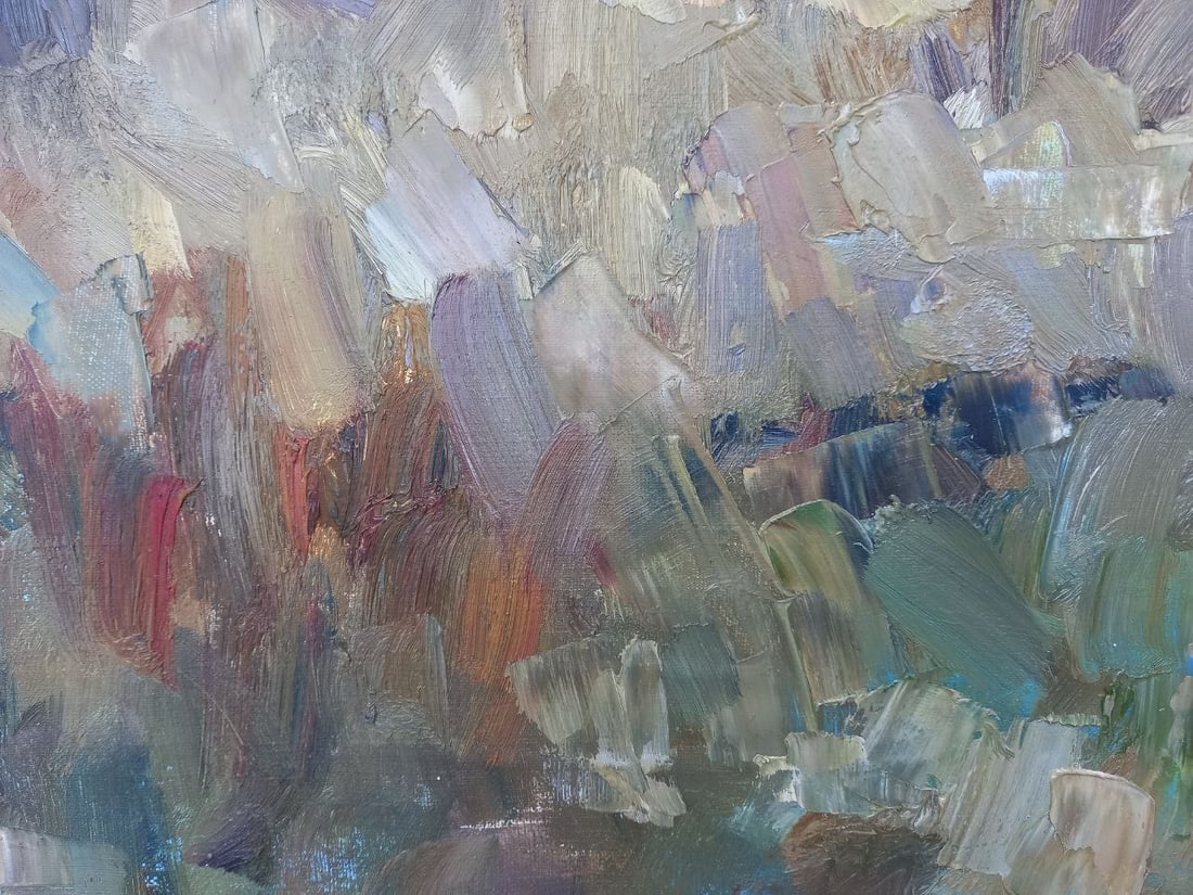 Oil painting Autumn clouds Alex Ditriev - 2