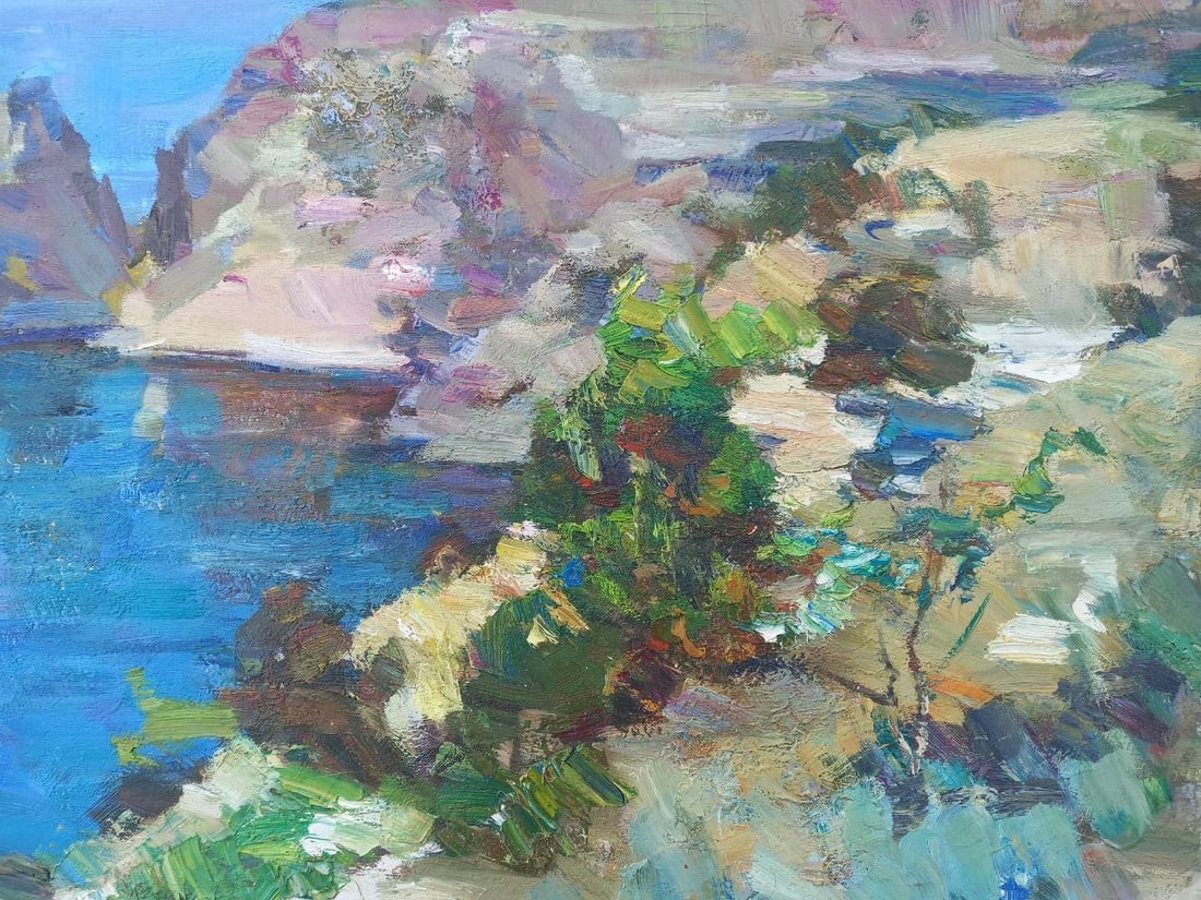 Oil painting Fiolent Alex Ditriev - 2