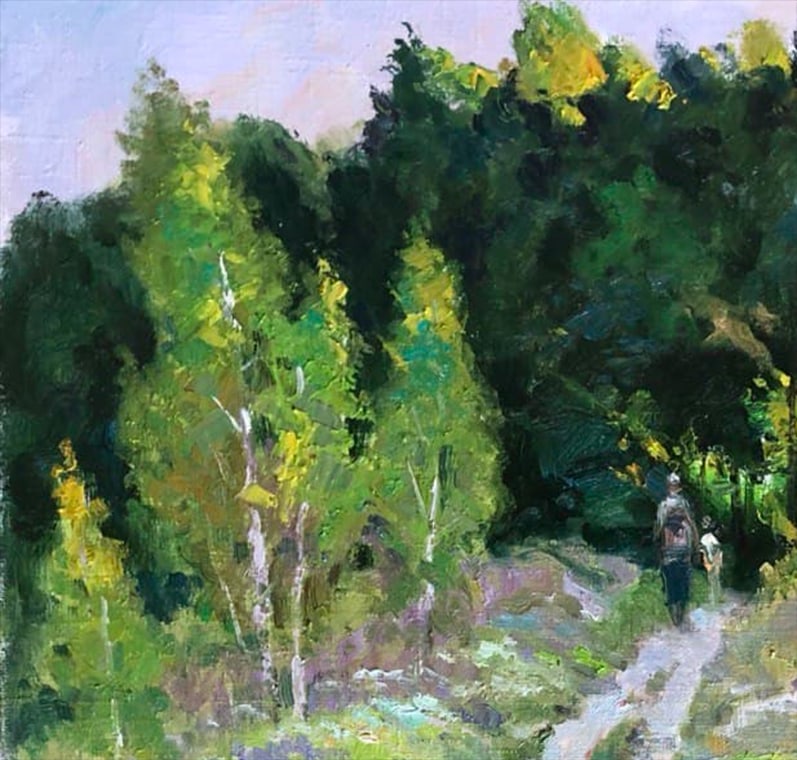 Oil painting Morning Vyacheslav Petrovich Babac - 2