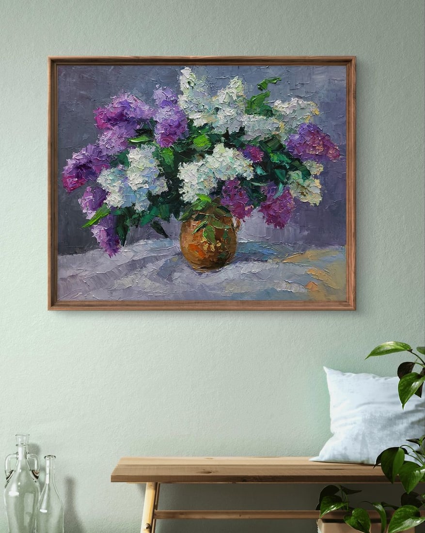 Oil painting Lilac in a jug Boris Serdyuk - 2